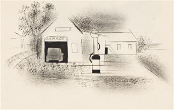KONRAD CRAMER (1888-1963) Two drawings.